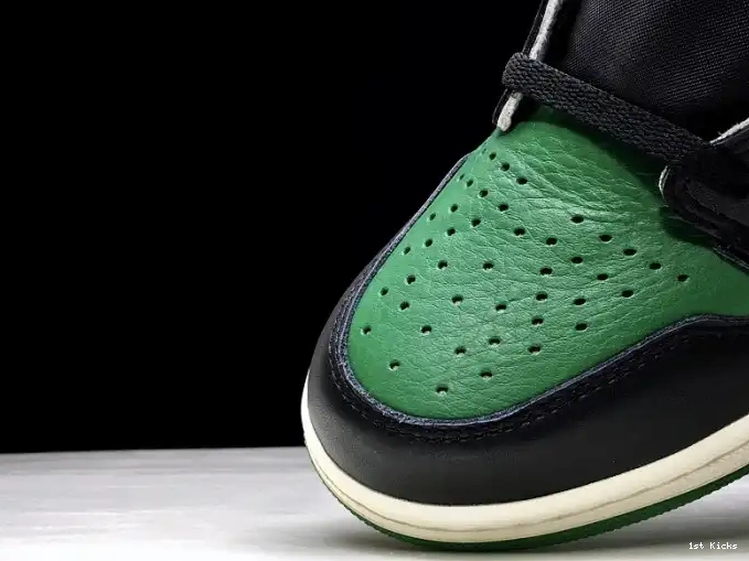 1st Kicks Sail-Black NRG Air Jordan OG High 555088-302 1 Green Pine 0503